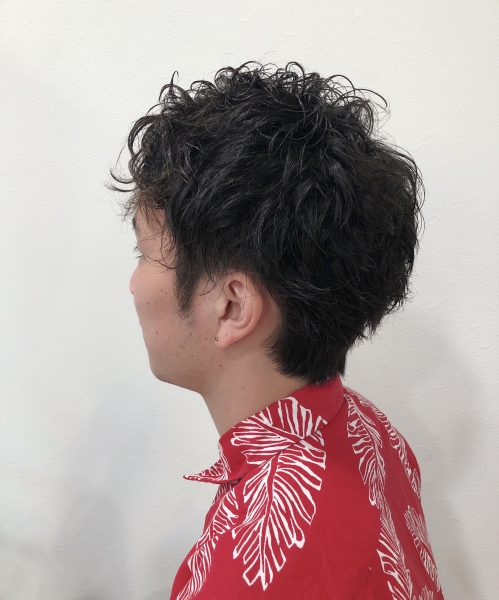 イメチェン メンズパーマ ヘアカタログ 奈良県で口コミが大評判の美容室 美容院 ヘアサロン ウェルズ